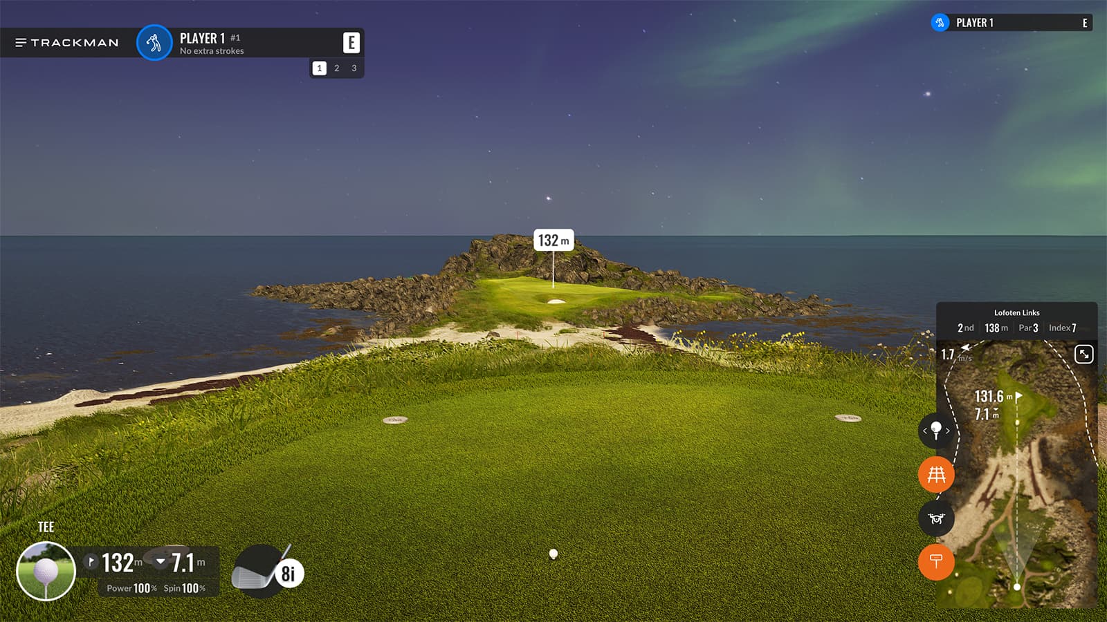 Trackman - LoftenLinks Hole 2